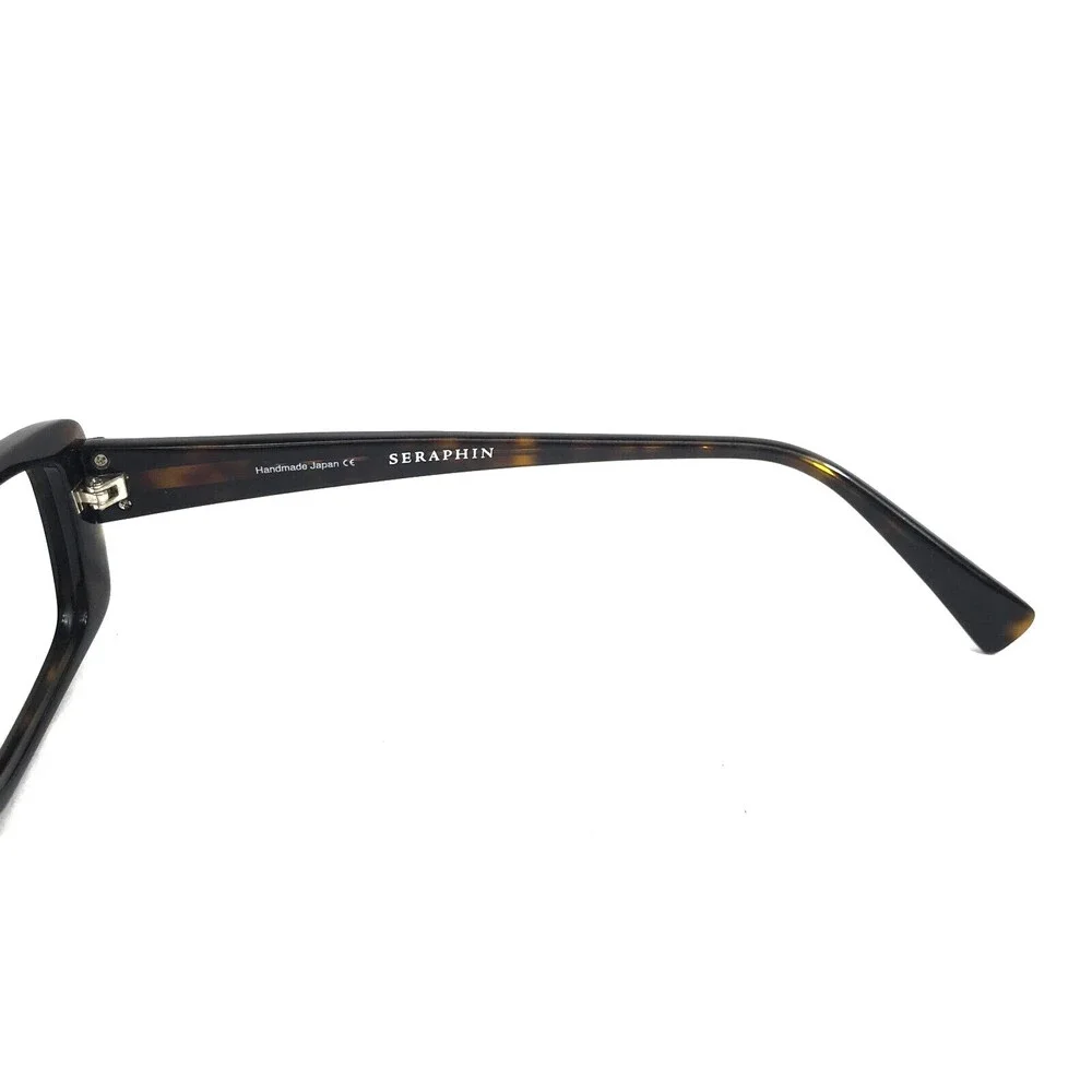 Seraphin Eyeglasses Frames SALEM/8528 Dark Tortoise Floral Crystals 52-17-145